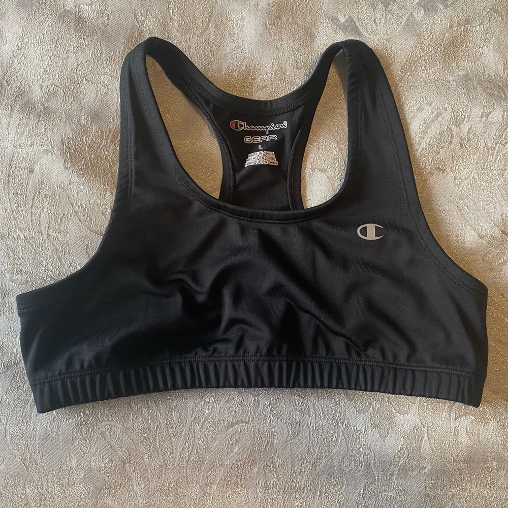 Black Champion girls sports bra